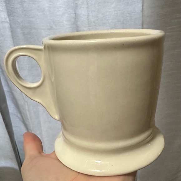 Anthropologie White and Black Letter T Initial Coffee Mug - Picture 4 of 5